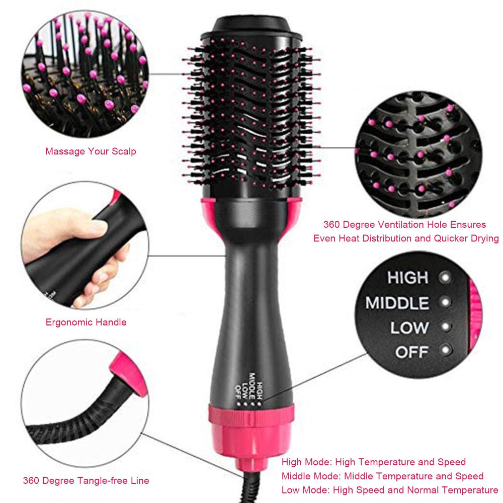 3 in 1 hair dryer brush